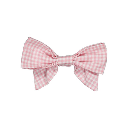 Bonnie Hair Clip I Candy Pink Small Gingham
