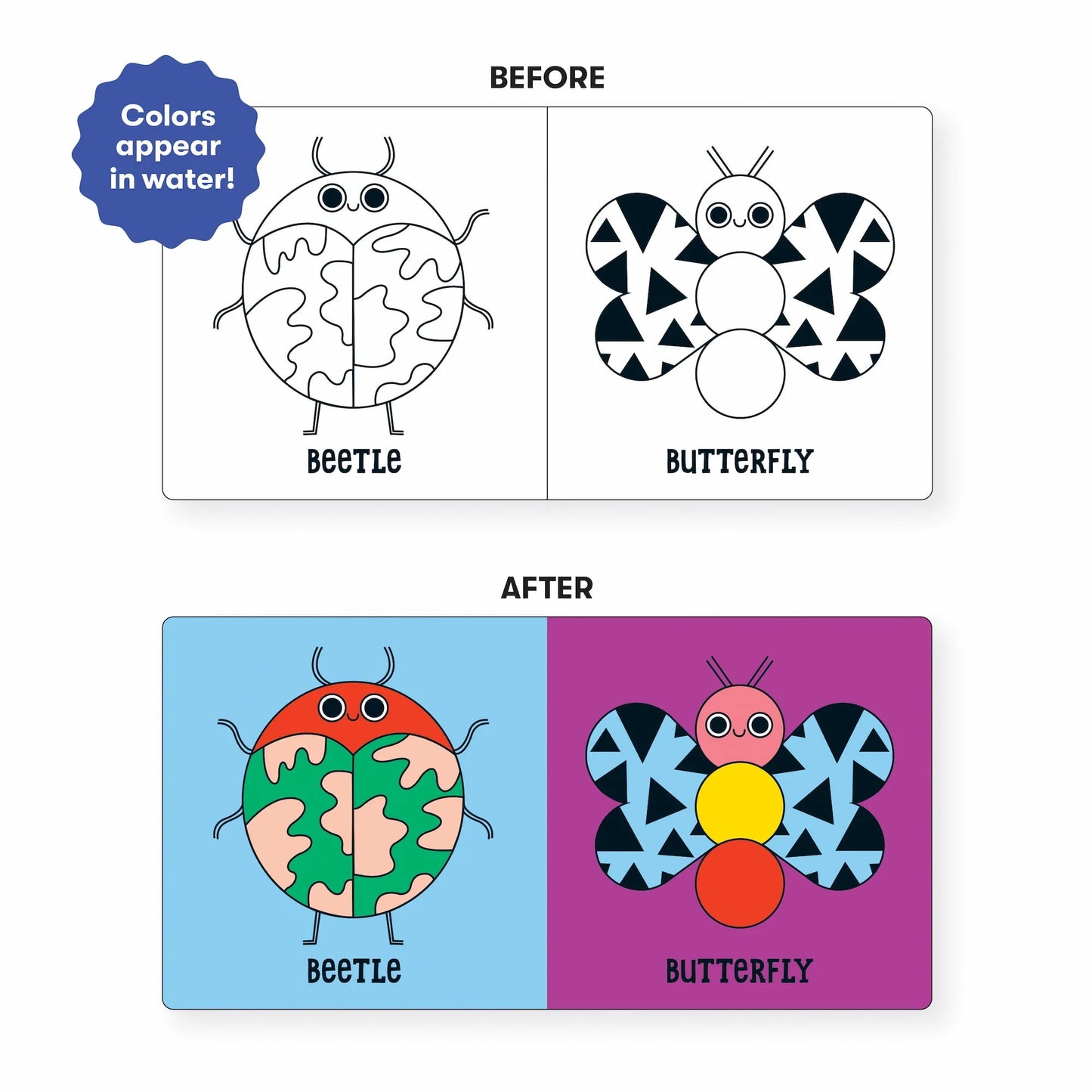 Bug Out! Magic Bath Book