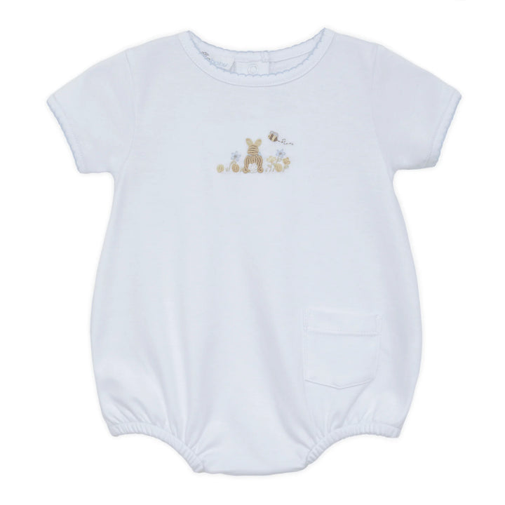 Bunny's Basket Bubble I Light Blue