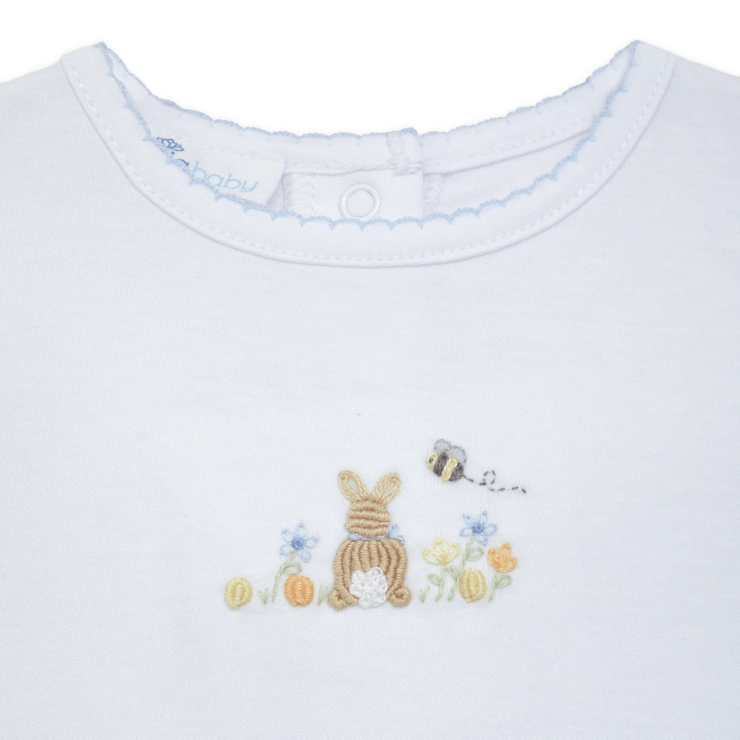 Bunny's Basket Bubble I Light Blue