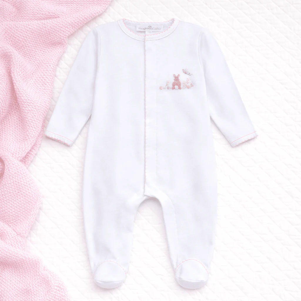 Bunny's Basket Footie I Pink