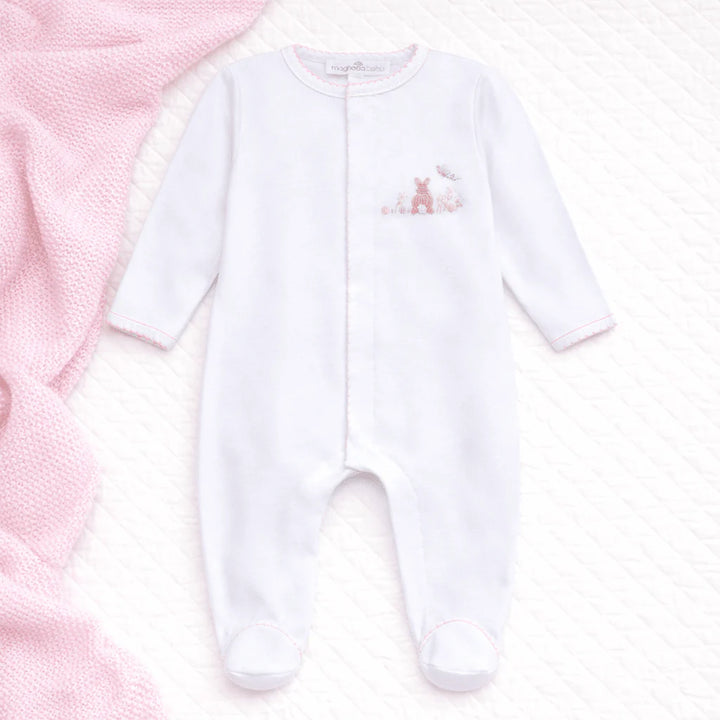 Bunny's Basket Footie I Pink