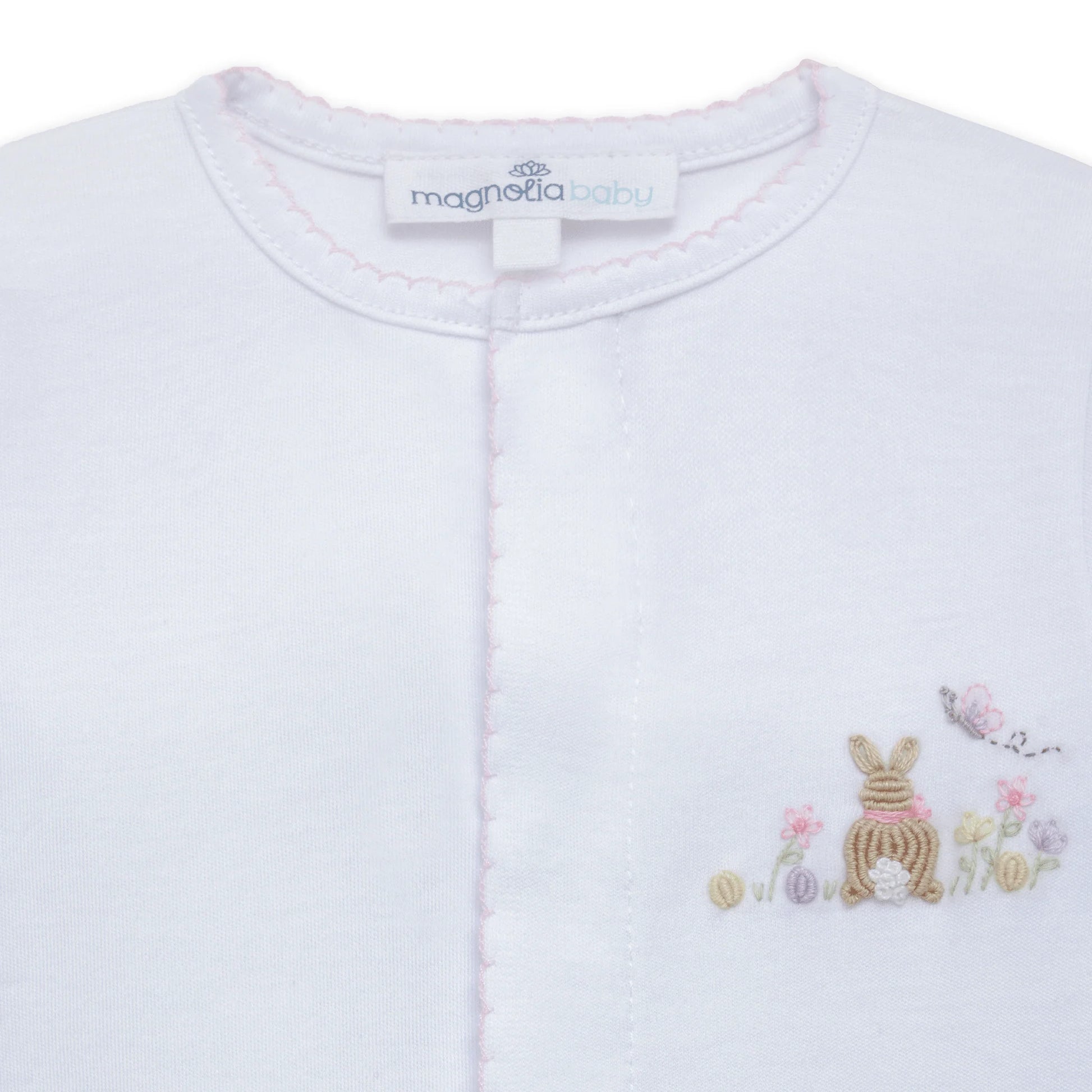 Bunny's Basket Footie I Pink