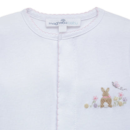 Bunny's Basket Footie I Pink