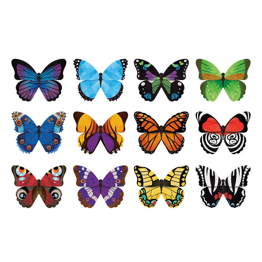 Butterfly Shaped Memory Match Game