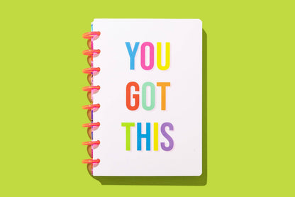 Disc Bound Notebook | "You Got This"