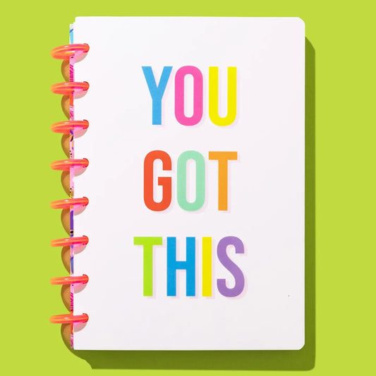 Spiral Disc Notebook - "You Got This" - 200 Pages