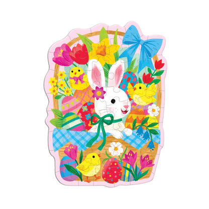 Bunny Basket 48 Piece Mini Shaped Puzzle