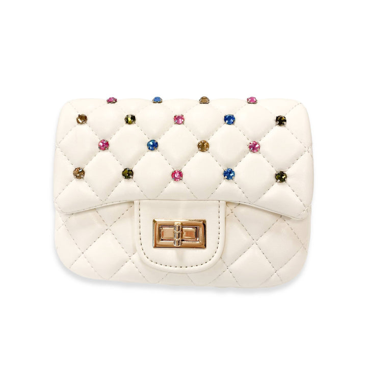 Colorful Gems Quilted Purse