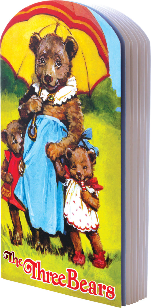 Vintage The Three Bears Shape Book