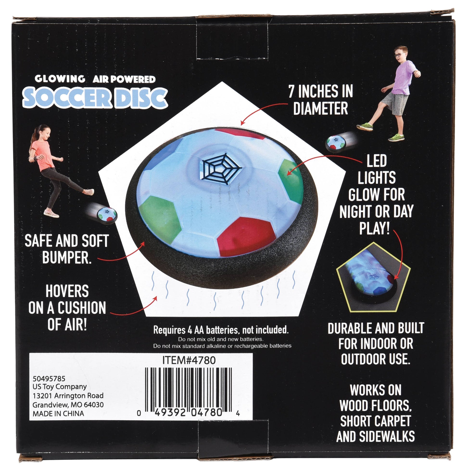 Glow Air Power Soccer Disc 6-unit case pack