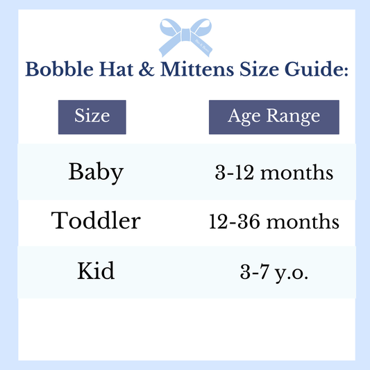 Big Sister Bobble Hat: Toddler (12-36 months)