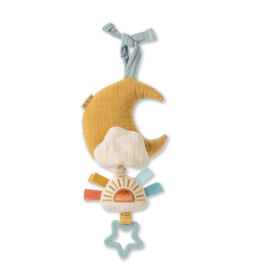 Bitzy Notes™ Musical Pull-Down Toy | Cloud/Sun
