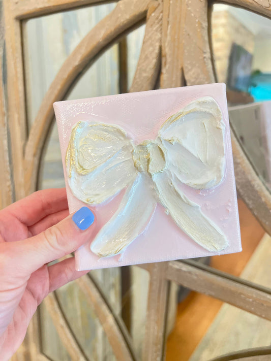 Canvas - 4x4 inch - Bows