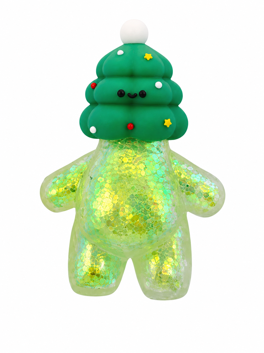 Christmas Holiday Glitter Maltose Mini Squishy | Assorted