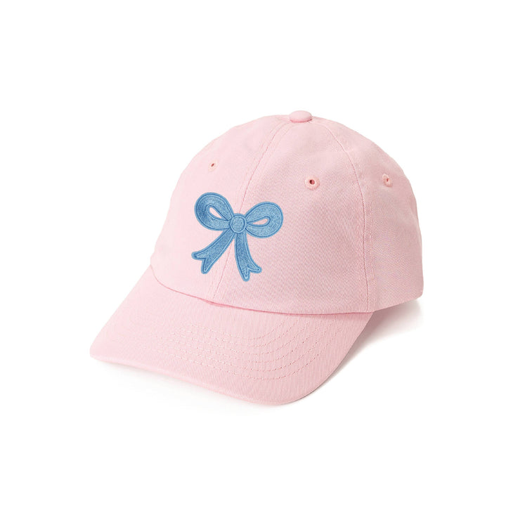 Blue Bow Patch Baseball Hat - Hair Accessories