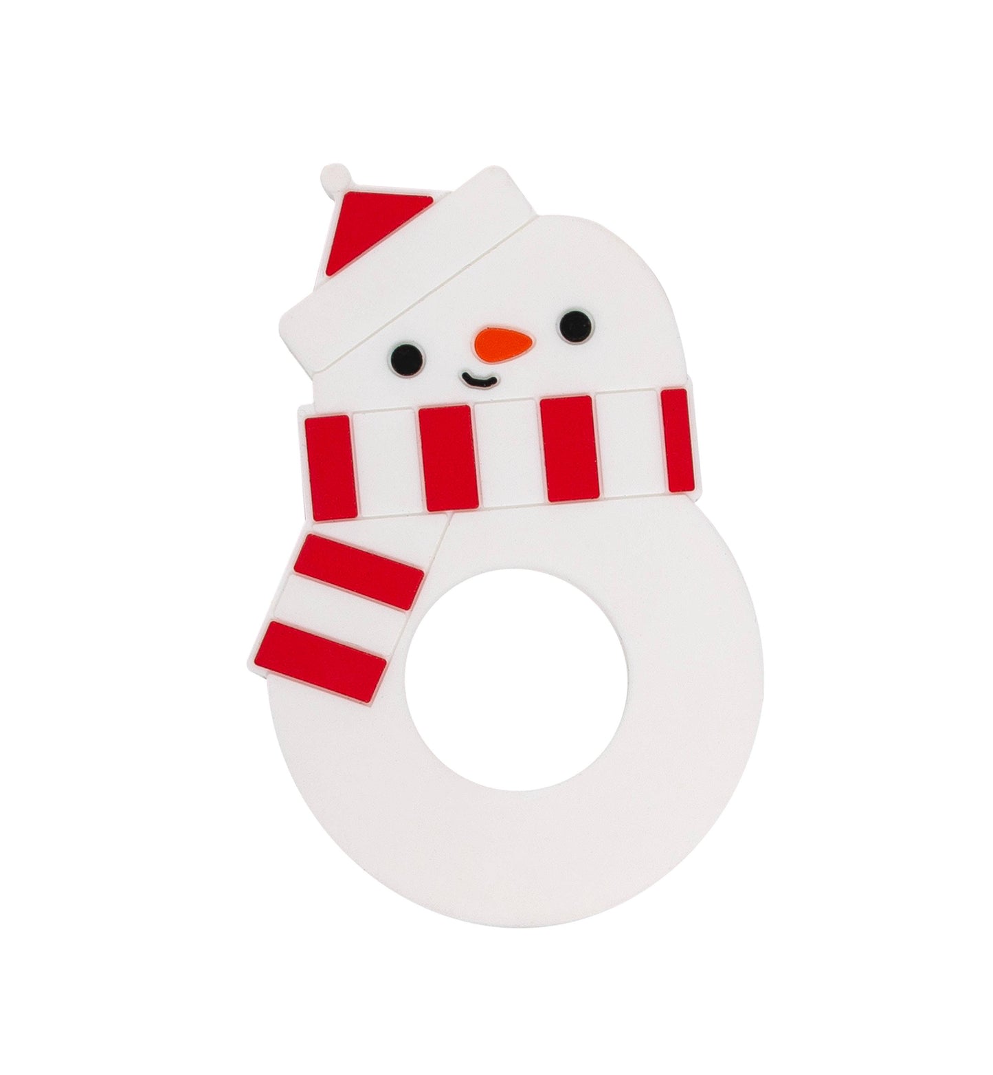 Silicone Christmas Teether | Holiday Snowman