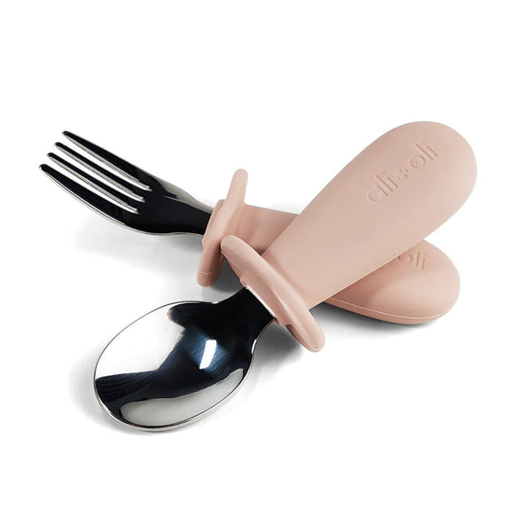 Spoon & Fork Learning Set | Pink