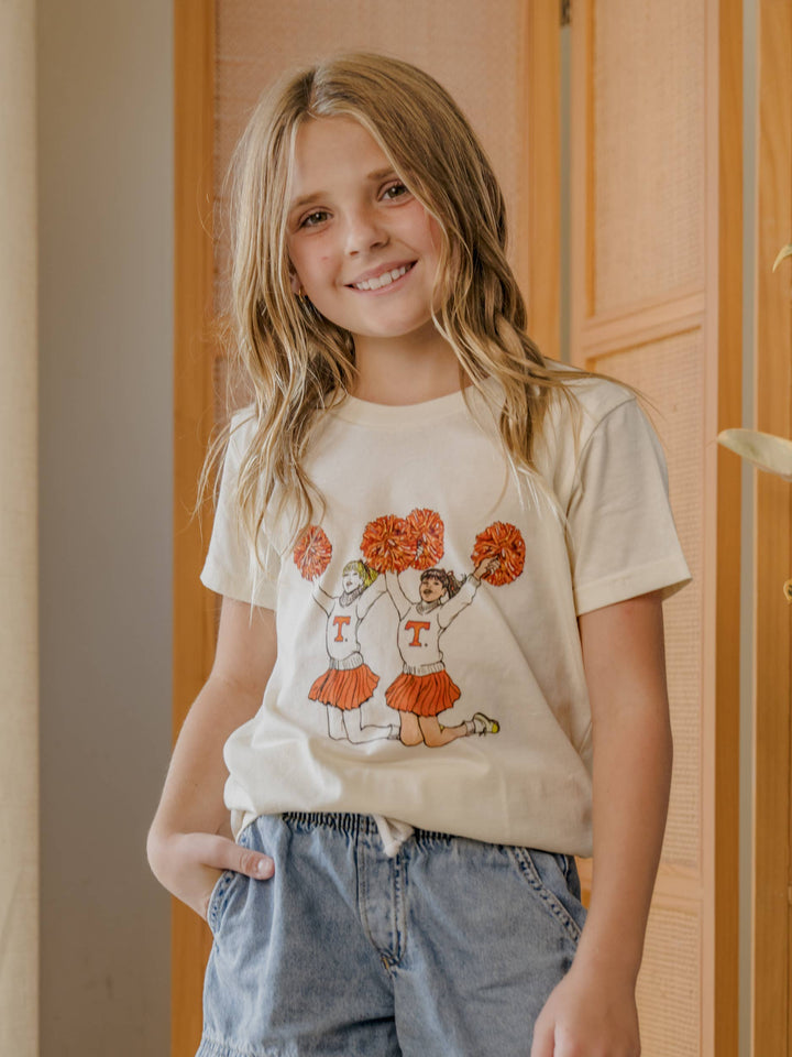 Children's Tennessee Volunteers Cheer Off White Tee