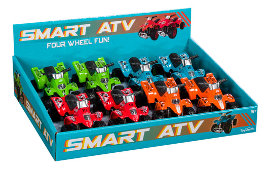 Smart Atv, Pull Back Toy | Assorted