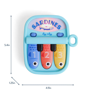 Bitzy Tunes Light-up Interactive Piano Toy | Sardines