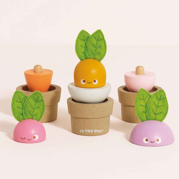 Stacking Wooden Veggies