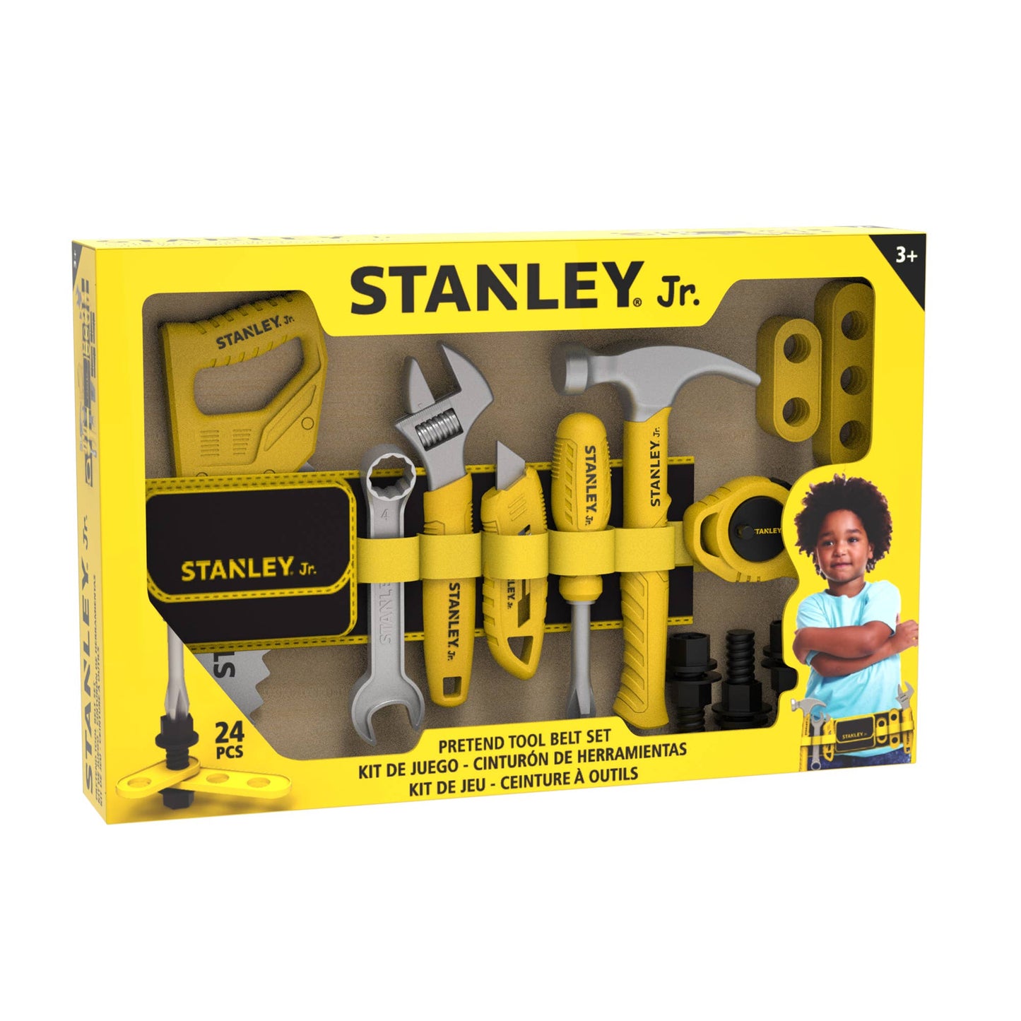 Red Toolbox Stanley Jr. Pretend Play Tools & Toolbelt Set