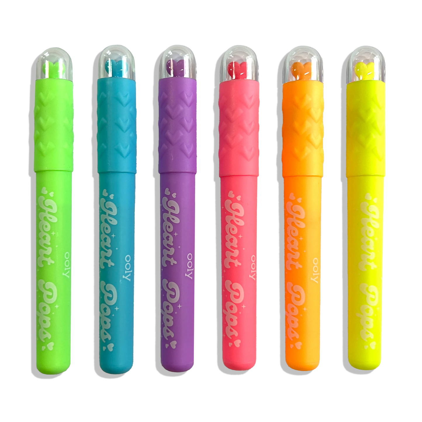 Heart Pops: Neon Highlighters (Set of 6)