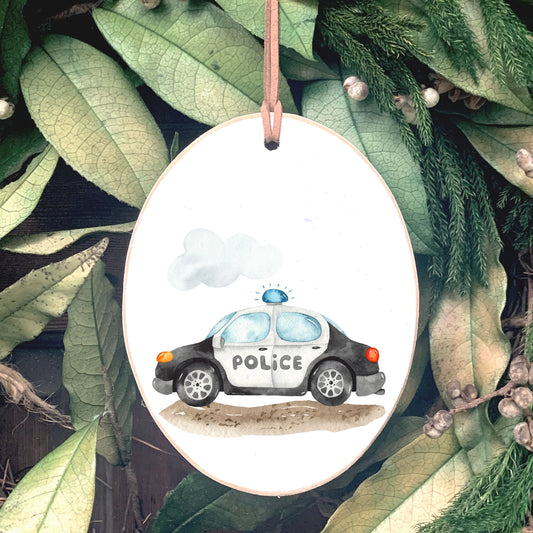 Custom Personalized Ornament | Police Car