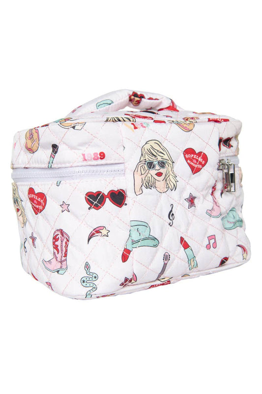 Pop Icon Cosmetic Bag | Light Pink