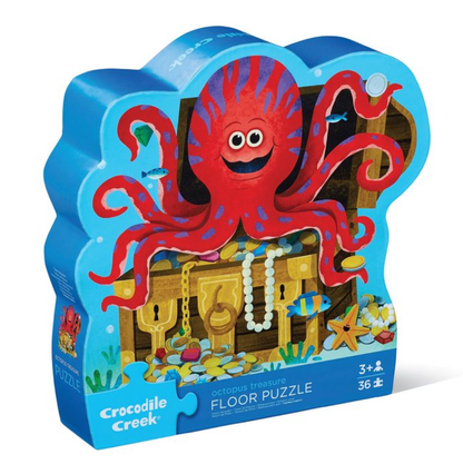 36-Piece Shaped Box Puzzle - Octopus Treasure