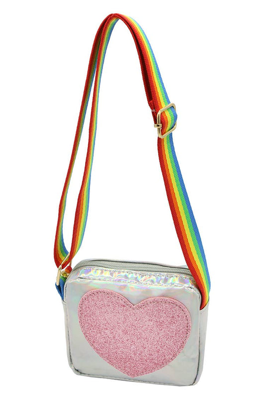 Heart Purse: Silver