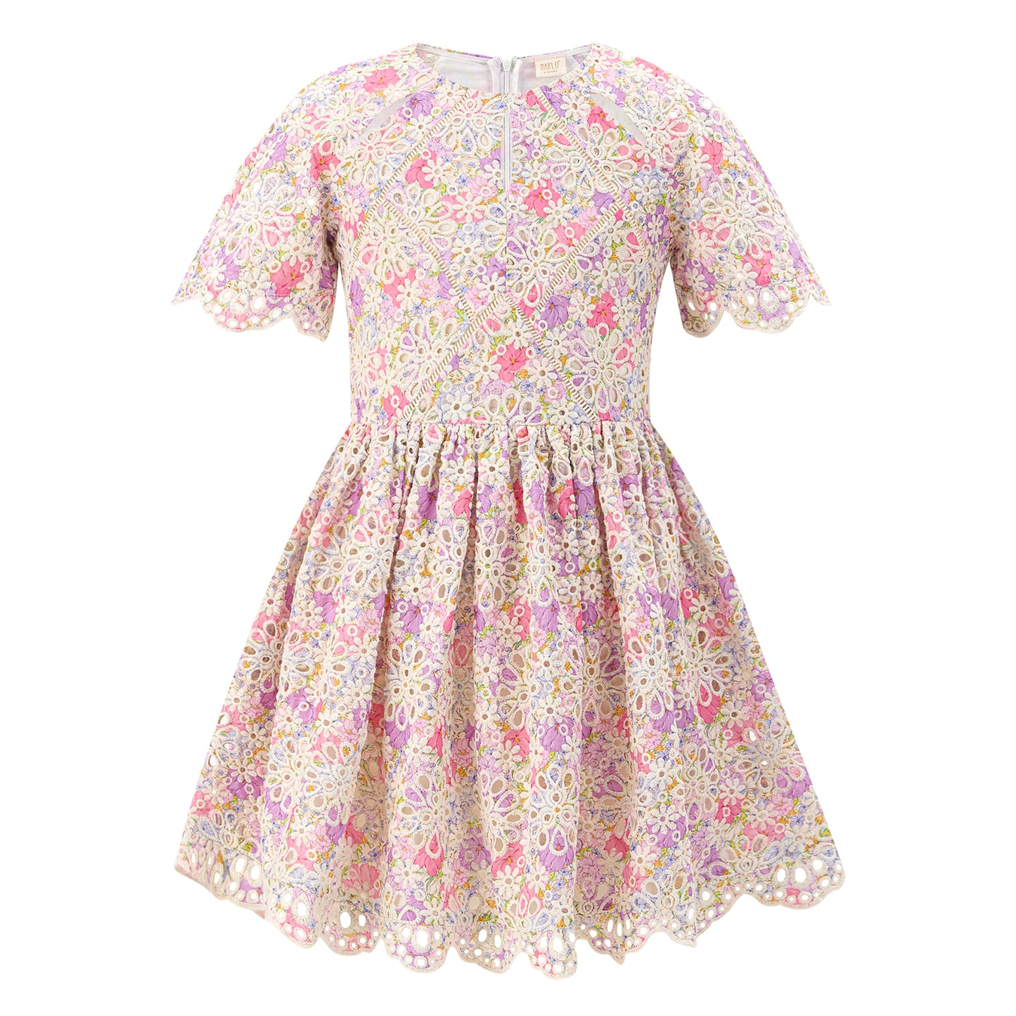 Charlotte Embroidered Mini Dress | Floral