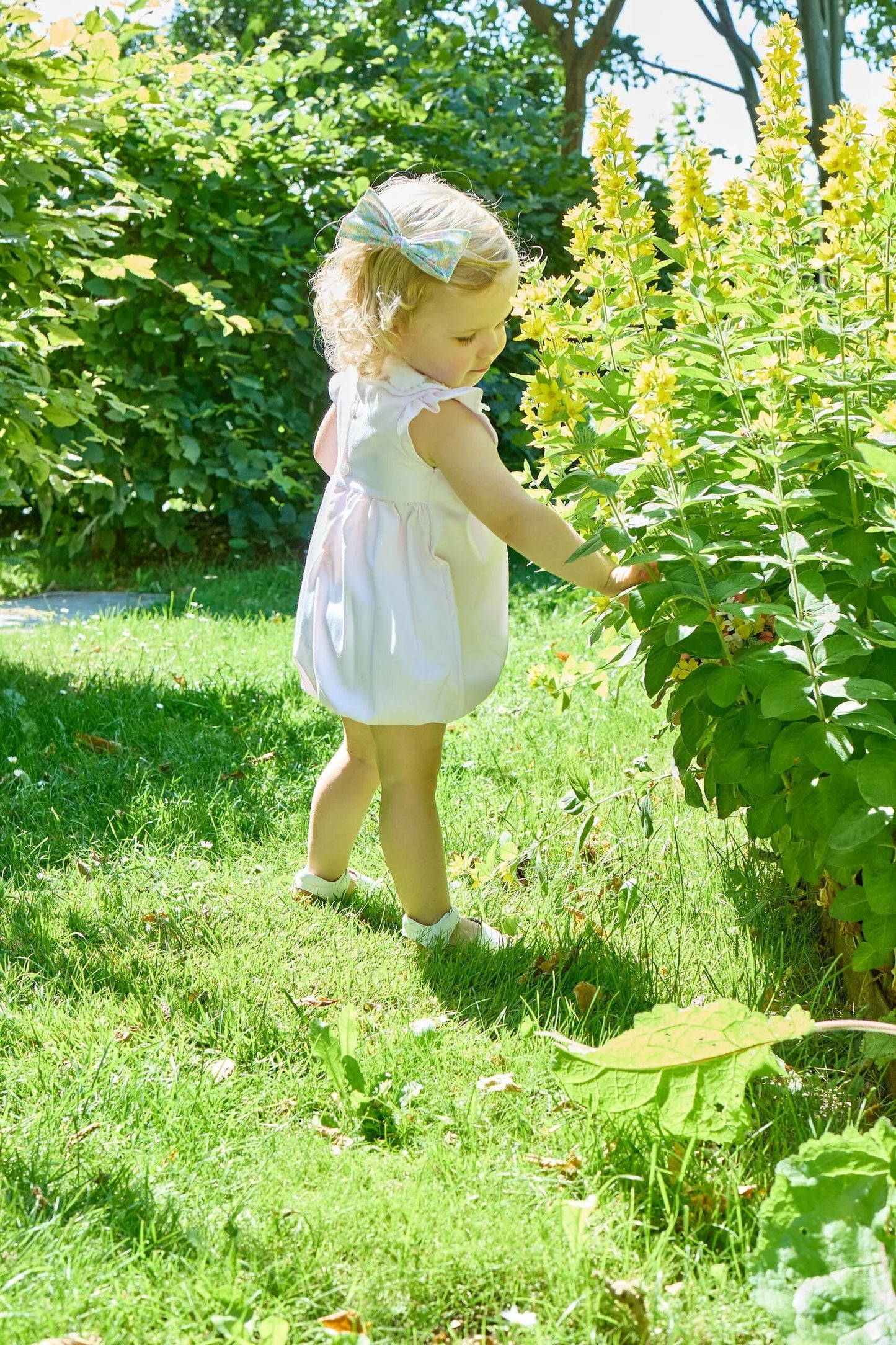 Charlotte Romper I Pink Piqué