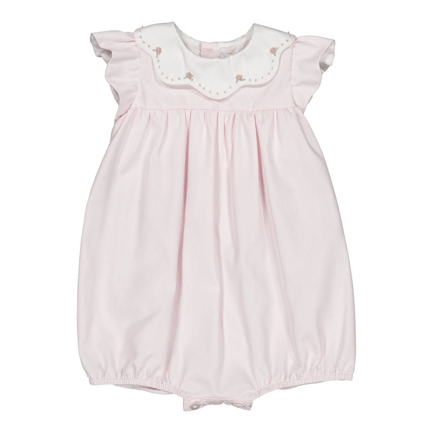 Charlotte Romper I Pink Piqué