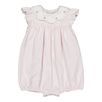 Charlotte Romper I Pink Piqué
