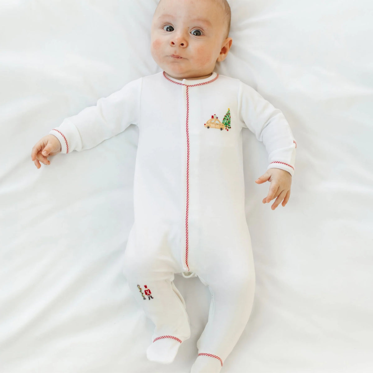 Christmas in the City Footie | Red