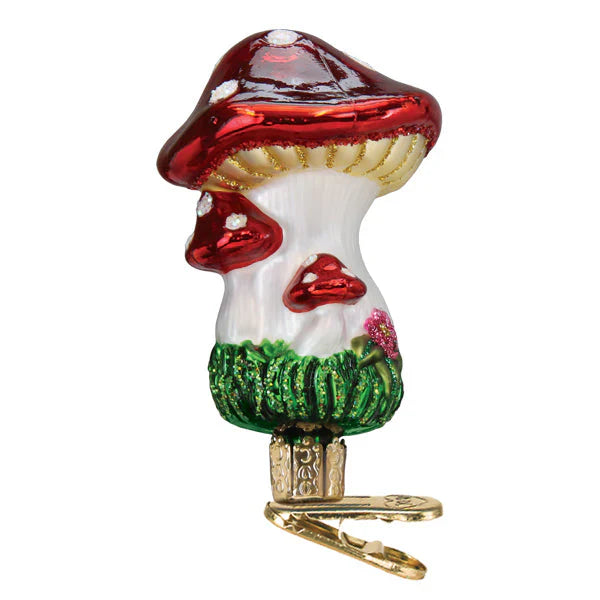 Clip-On Mushrooms Ornament