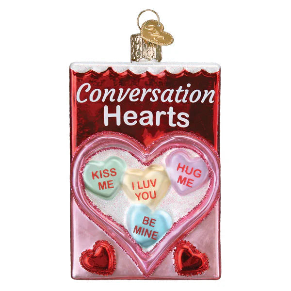 Conversation Hearts Ornament