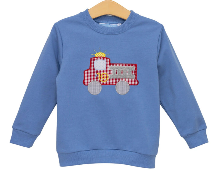 French Terry Pullover | Fire Truck