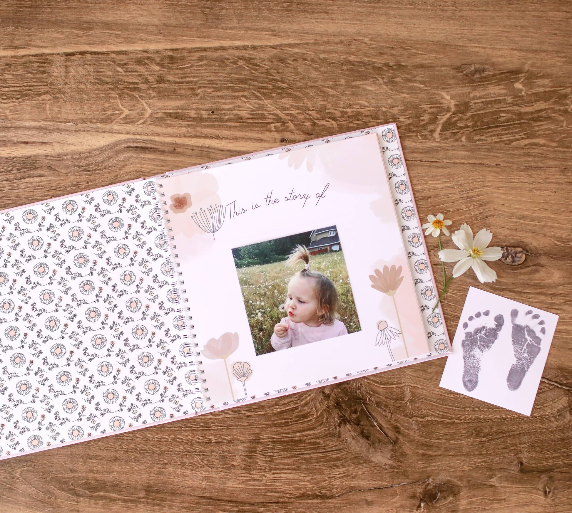 Wildflower Meadow Luxury Baby Memory Book
