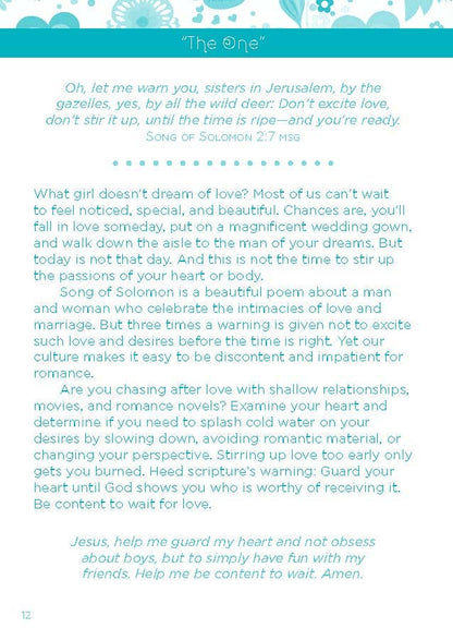 3-Minute Devotions For Teen Girls