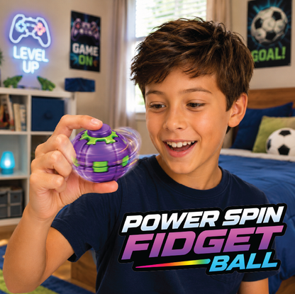 Power Spin Squeeze Fidget Ball | Assorted