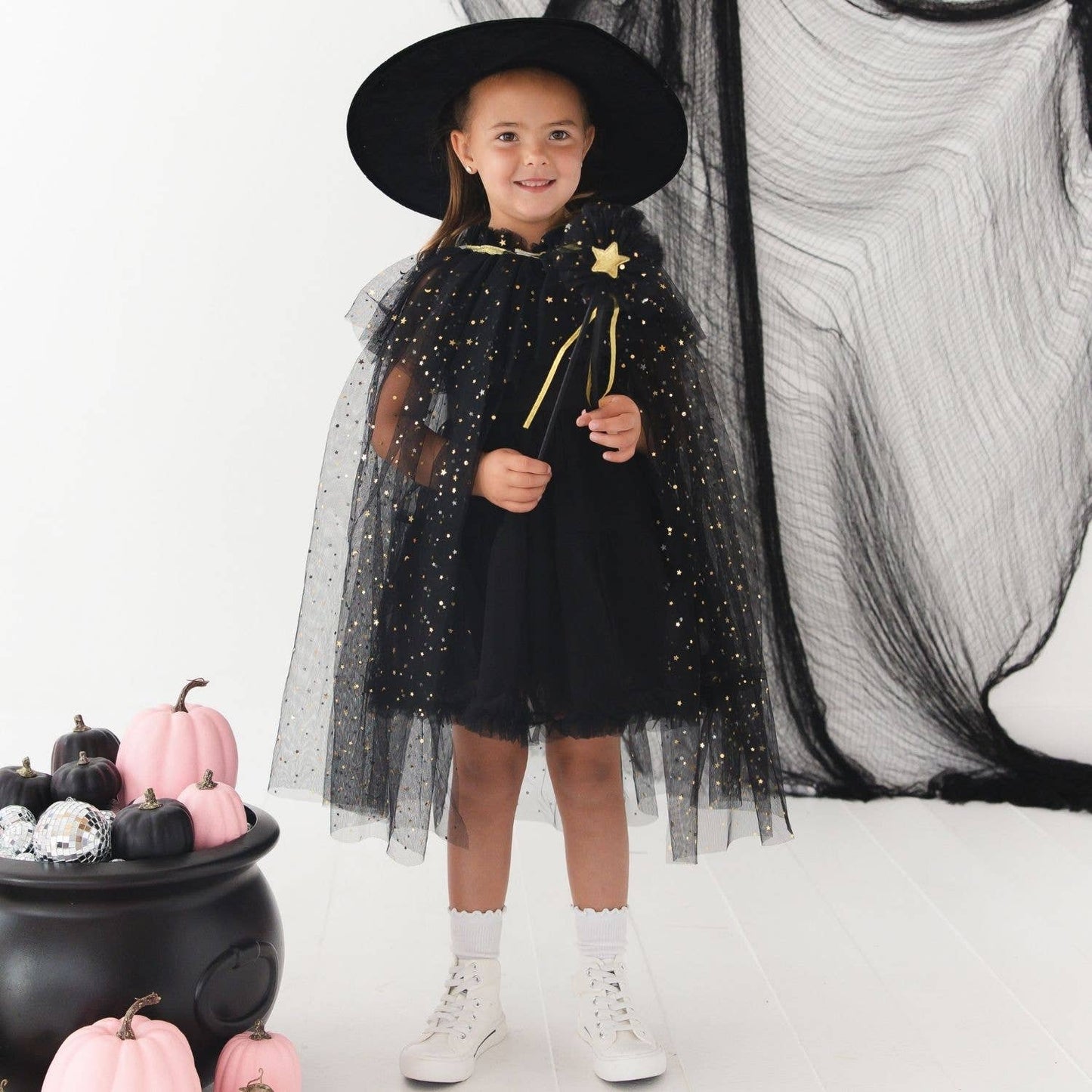 Black Witch Dress Up Kit Costume