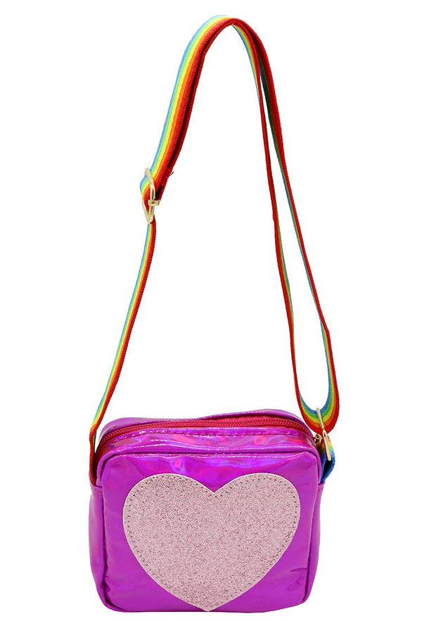 Heart Purse: Silver