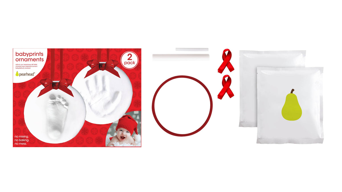 Babyprints Christmas DIY Keepsake Ornament | Set of 2
