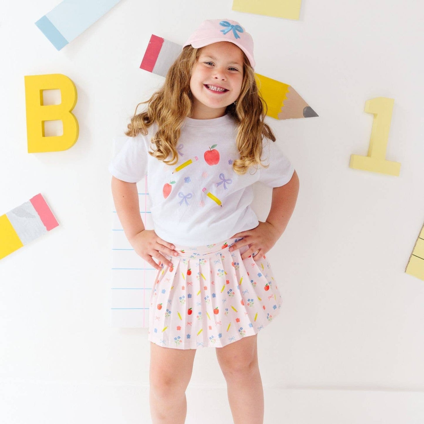 Blue Bow Patch Baseball Hat - Hair Accessories