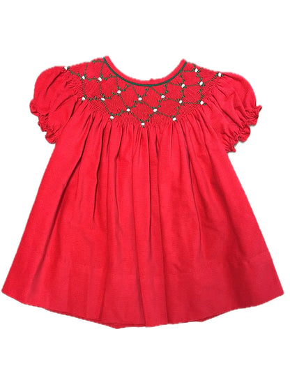 Christmas Classic Red Bishop Dress Set