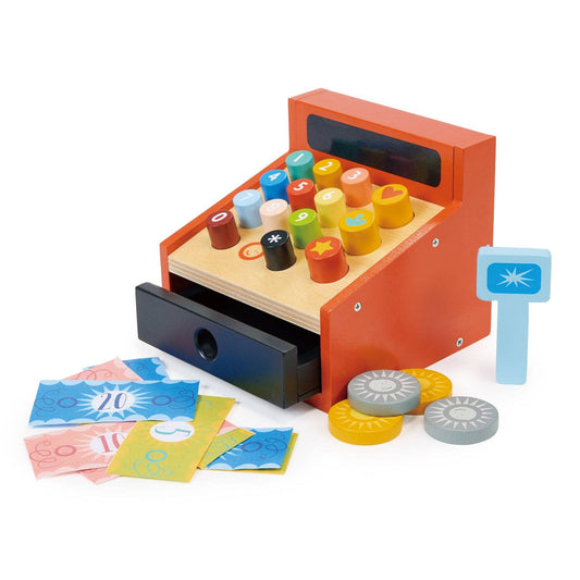 Red Till Toy Set with Squishy Buttons