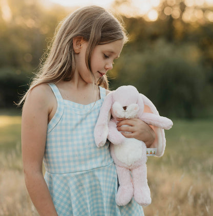Little 12" Nibble Bunny | Pink (Personalization Included)